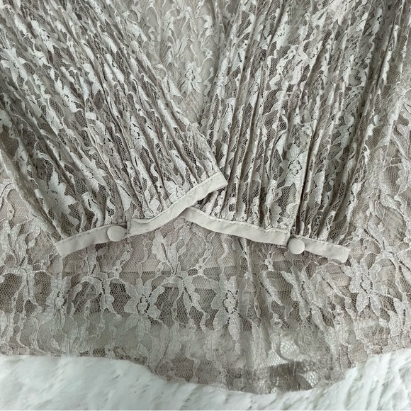 Lauren Conrad Lace Cold-Shoulder Blouse - Picture 11 of 14